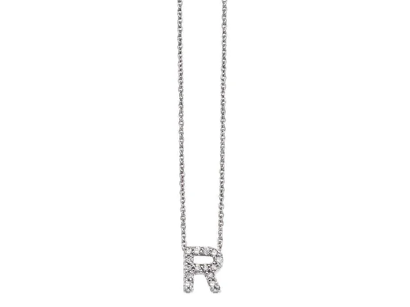 Roberto Coin Love Letter "R" Necklace