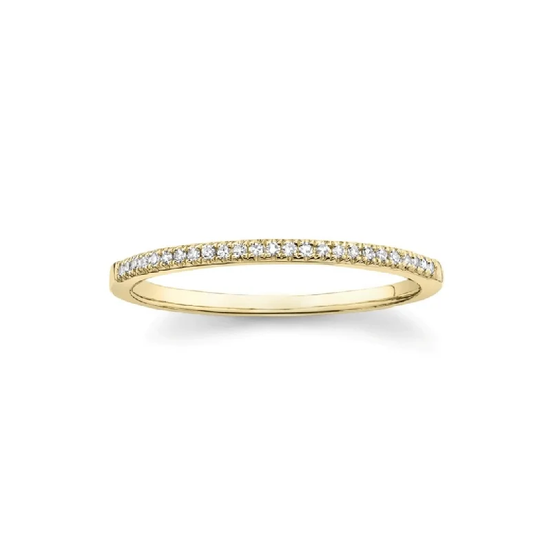 Sample Sale Petite Diamond Halfway Band