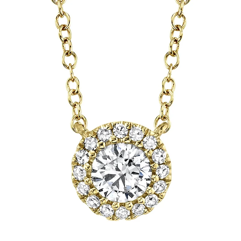 Shy Creation Diamond Pendant Necklace