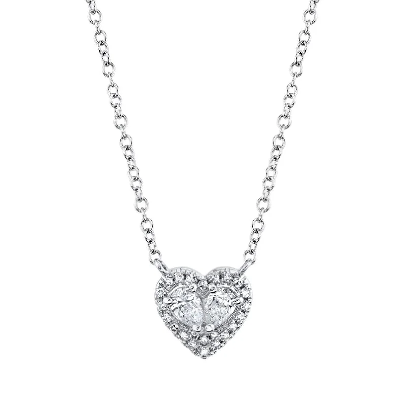 Shy Creation Diamond Heart Necklace