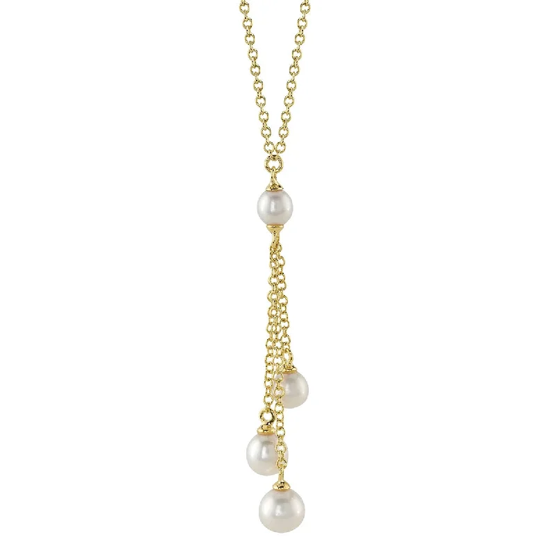 Shy Creation Cultured Pearl Necklace