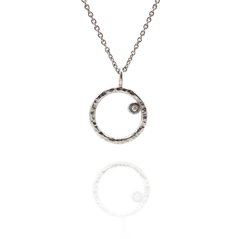 Silver Circle Necklace