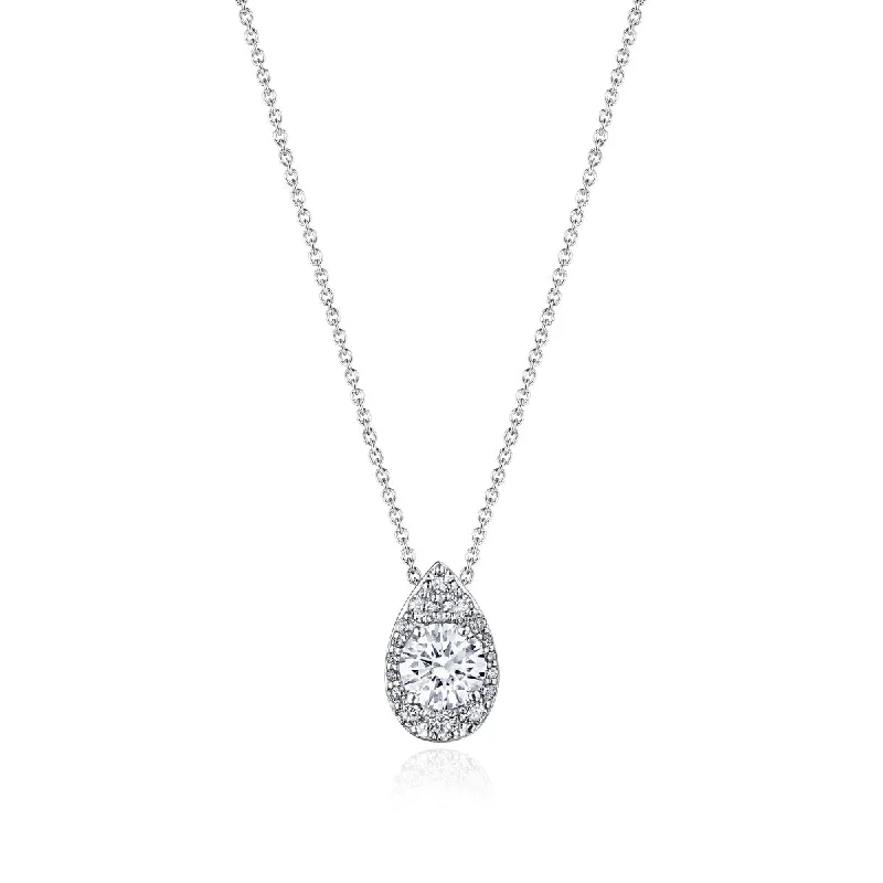 Tacori Pear Bloom Diamond Necklace