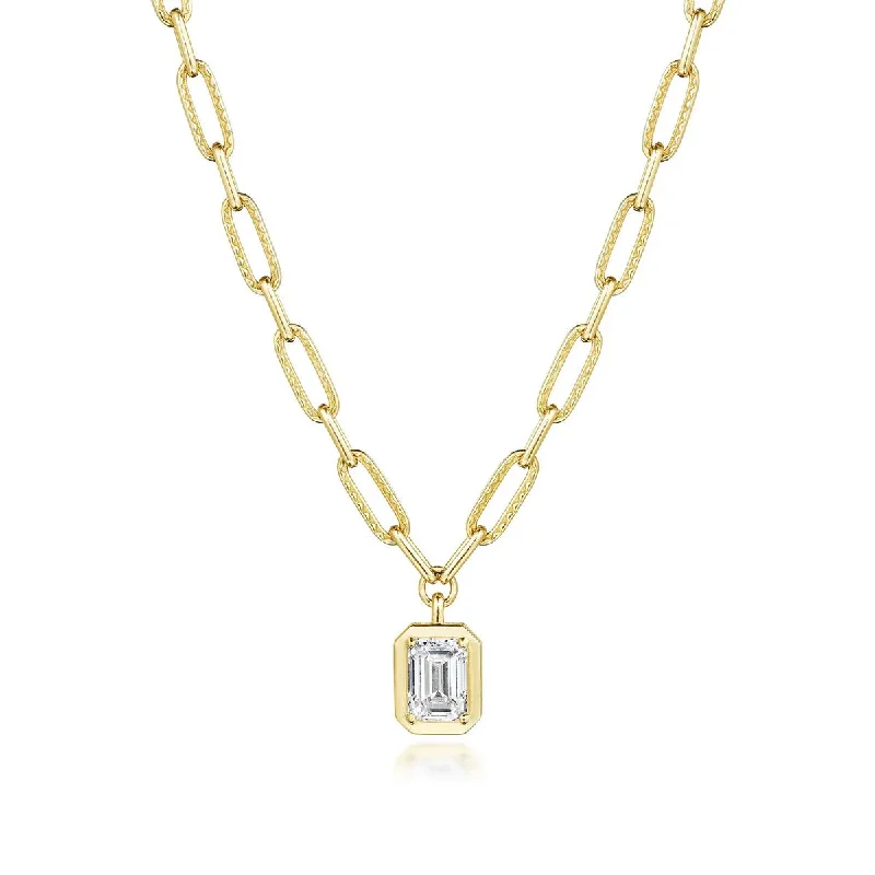 Tacori Allure Petite Diamond Link Pendant Necklace