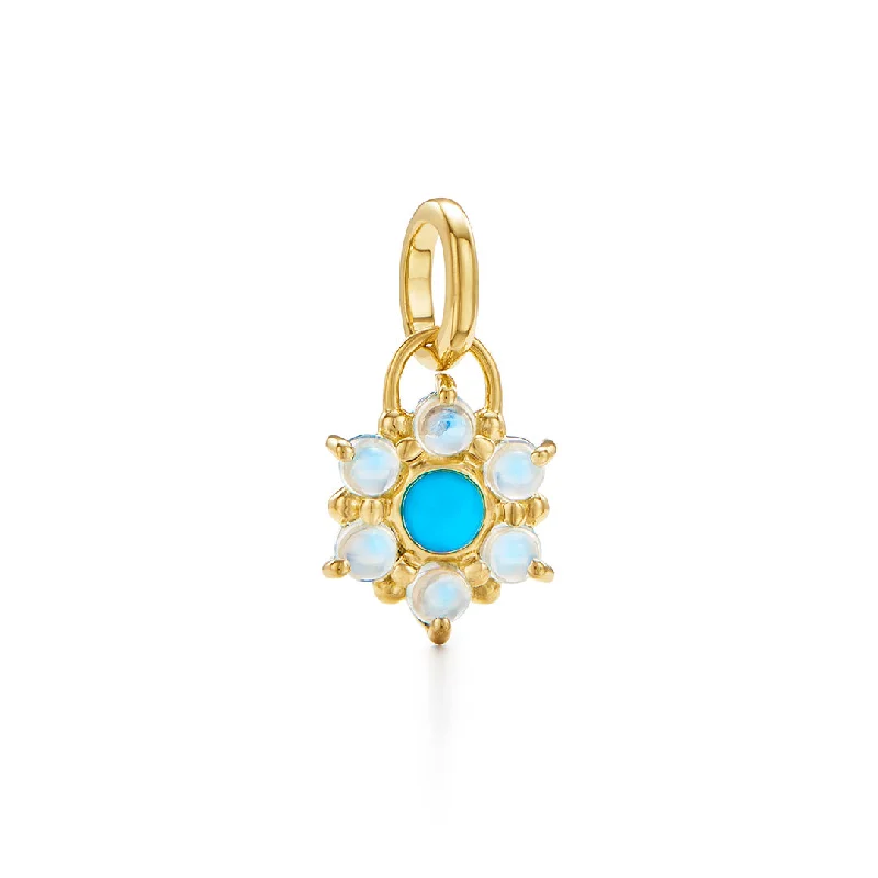 Temple St. Clair Turquoise Mini Stella Pendant