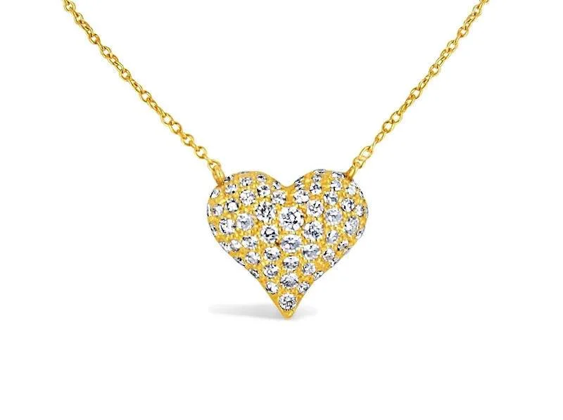 TIFFANY & CO DIAMOND HEART NECKLACE